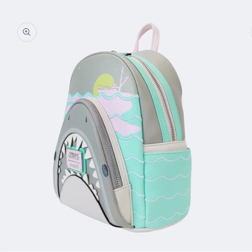 Loungefly Jaws Glow-in-the-Dark Mini Backpack